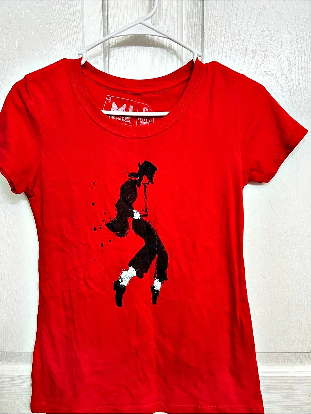 Michael Jackson The Musical Box Graphic Tee in Red Size Small Like New